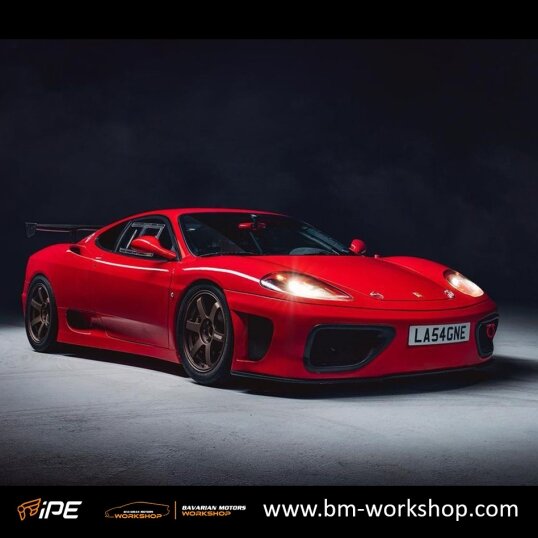 360_Modena_Ferrari_exhaust_אגזוז_מערכת_פליטה_לרכב_פרארי_bavarian_motors_workshop_iPE