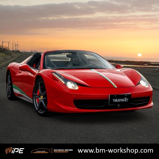 458_Spider_Ferrari_exhaust_אגזוז_מערכת_פליטה_לרכב_פרארי_bavarian_motors_workshop_iPE_66