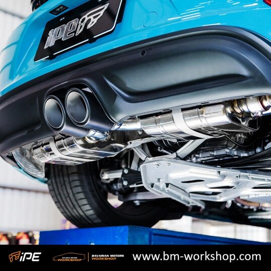 718_Boxster_&_Cayman_PORSCHE_exhaust_אגזוז_מערכת_פליטה_לרכב_פורשה_bavarian_motors_workshop_iPE_6