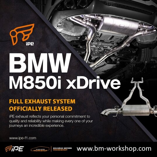 840i_G15_bmw_exhaust_אגזוז_מערכת_פליטה_לרכב_במוו_bavarian_motors_workshop_iPE_1