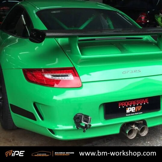 997_GT3_PORSCHE_exhaust_אגזוז_מערכת_פליטה_לרכב_פורשה_bavarian_motors_workshop_iPE