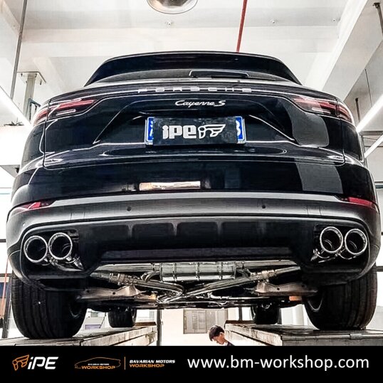 Cayenne_(E3)_2.9T_3.0T_4.0T_PORSCHE_exhaust_אגזוז_מערכת_פליטה_לרכב_פורשה_bavarian_motors_workshop_iPE_9