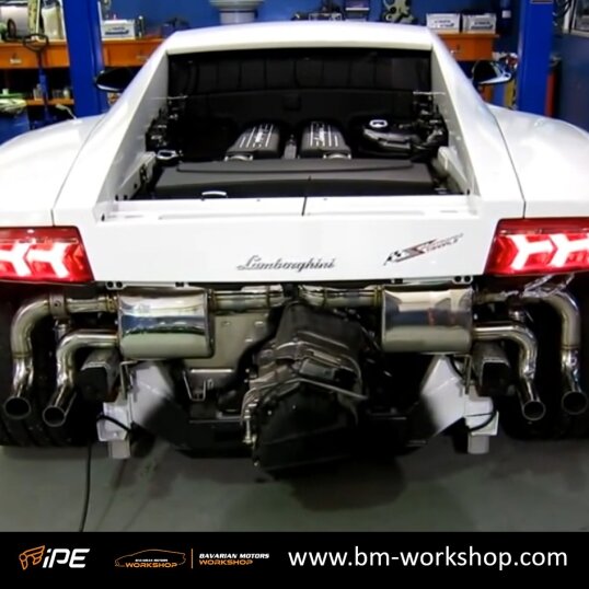 GALLARDO_Lamborghini_exhaust_אגזוז_מערכת_פליטה_לרכב_למבורגיני_bavarian_motors_workshop_iPE_2