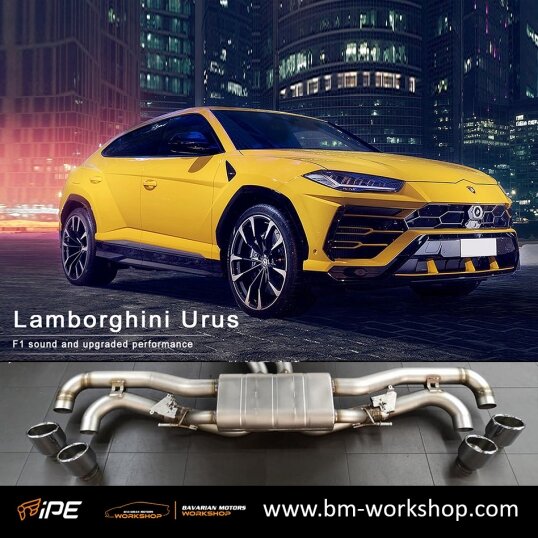 URUS_exhaust_אגזוז_מערכת_פליטה_לרכב_למבורגיני_bavarian_motors_workshop_iPE