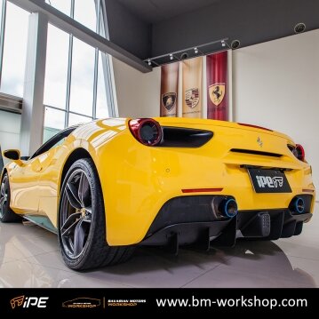 488_GTB_F1_Edition_Ferrari_exhaust_אגזוז_מערכת_פליטה_לרכב_פרארי_bavarian_motors_workshop_iPE