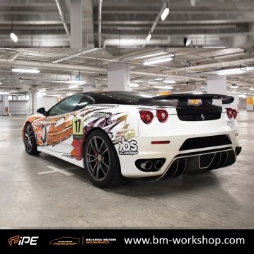 F430_Ferrari_exhaust_אגזוז_מערכת_פליטה_לרכב_פרארי_bavarian_motors_workshop_iPE_3