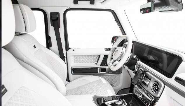 Mercedes G-class Brabus WideStar With White interior By Bavarian Motors Workshop29