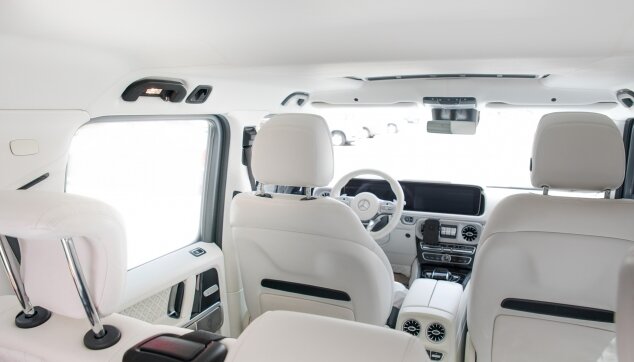 Mercedes G-class Brabus WideStar With White interior By Bavarian Motors Workshop30