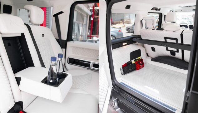 Mercedes G-class Brabus WideStar With White interior By Bavarian Motors Workshop32